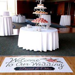 vancouver 24 hour sign Sticker printing company - cheapest Wedding Floor Sticker Decal printing in vancouver