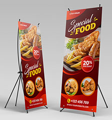 vancouver banner sign printing company - cheapest x-banner printing in vancouver